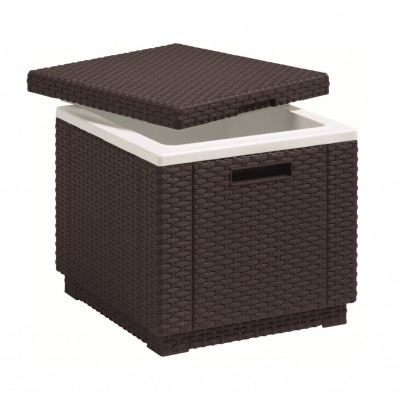 Keter Box Ice Cube Hnědá, 42x42x41 cm